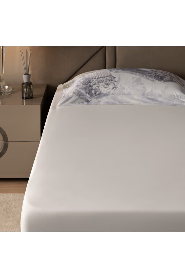 Delphia fitted sheet, Alternate, color, Grey