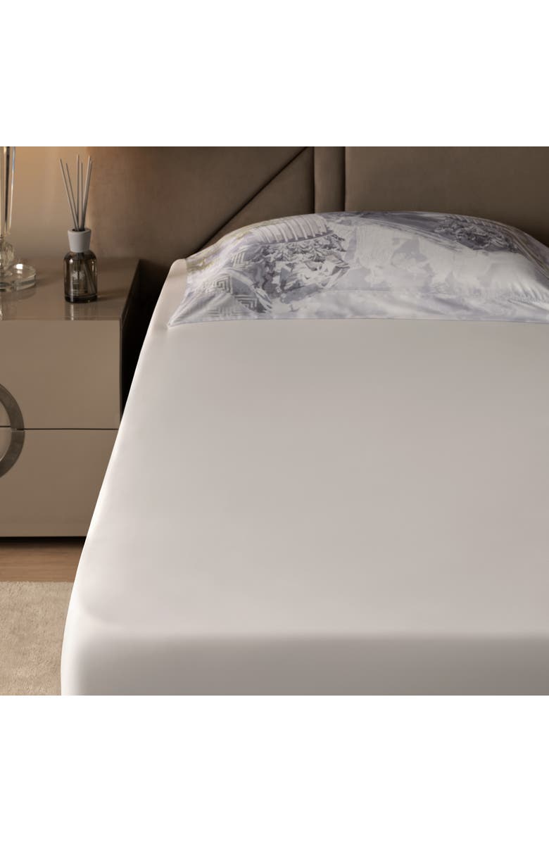 Togas Delphia fitted sheet, Alternate, color, Grey