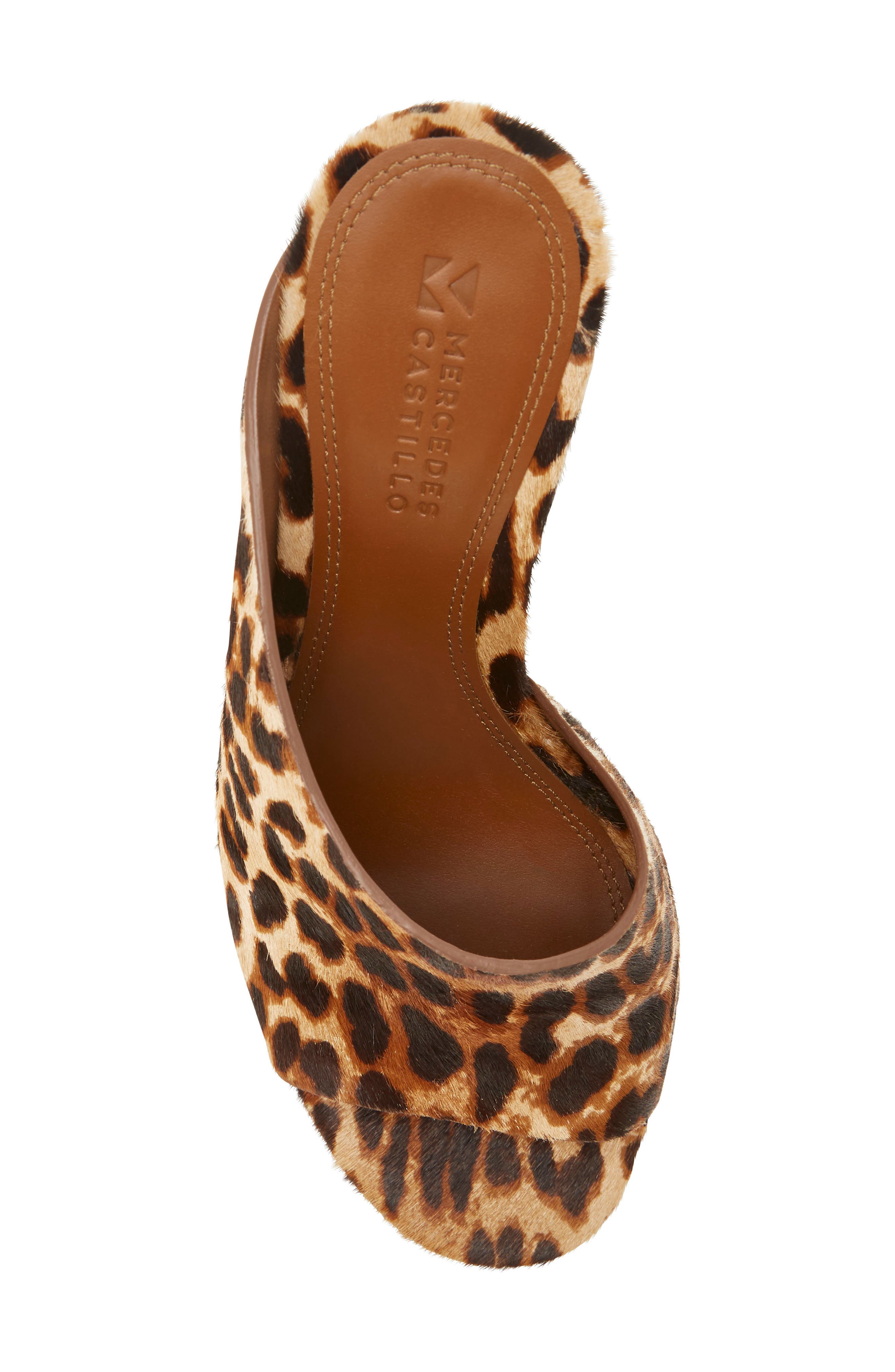 Izar Genuine Calf Hair Mule, Alternate, color, LEOPARD CALF HAIR