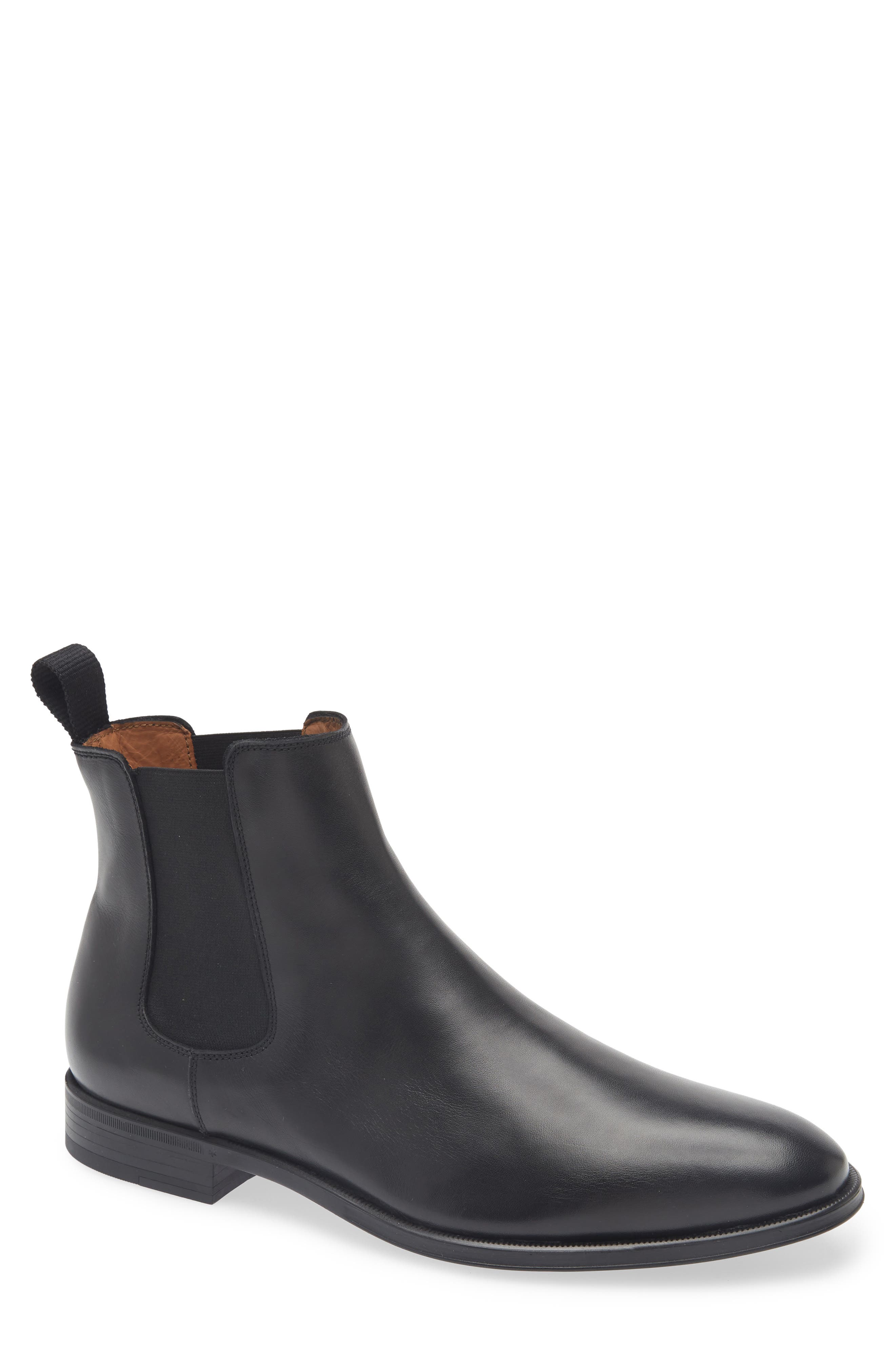 Gentle Souls Santo Chelsea Boot, Main, color, Black