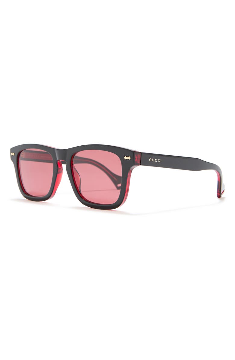 Gucci 53mm Square Sunglasses, Alternate, color,