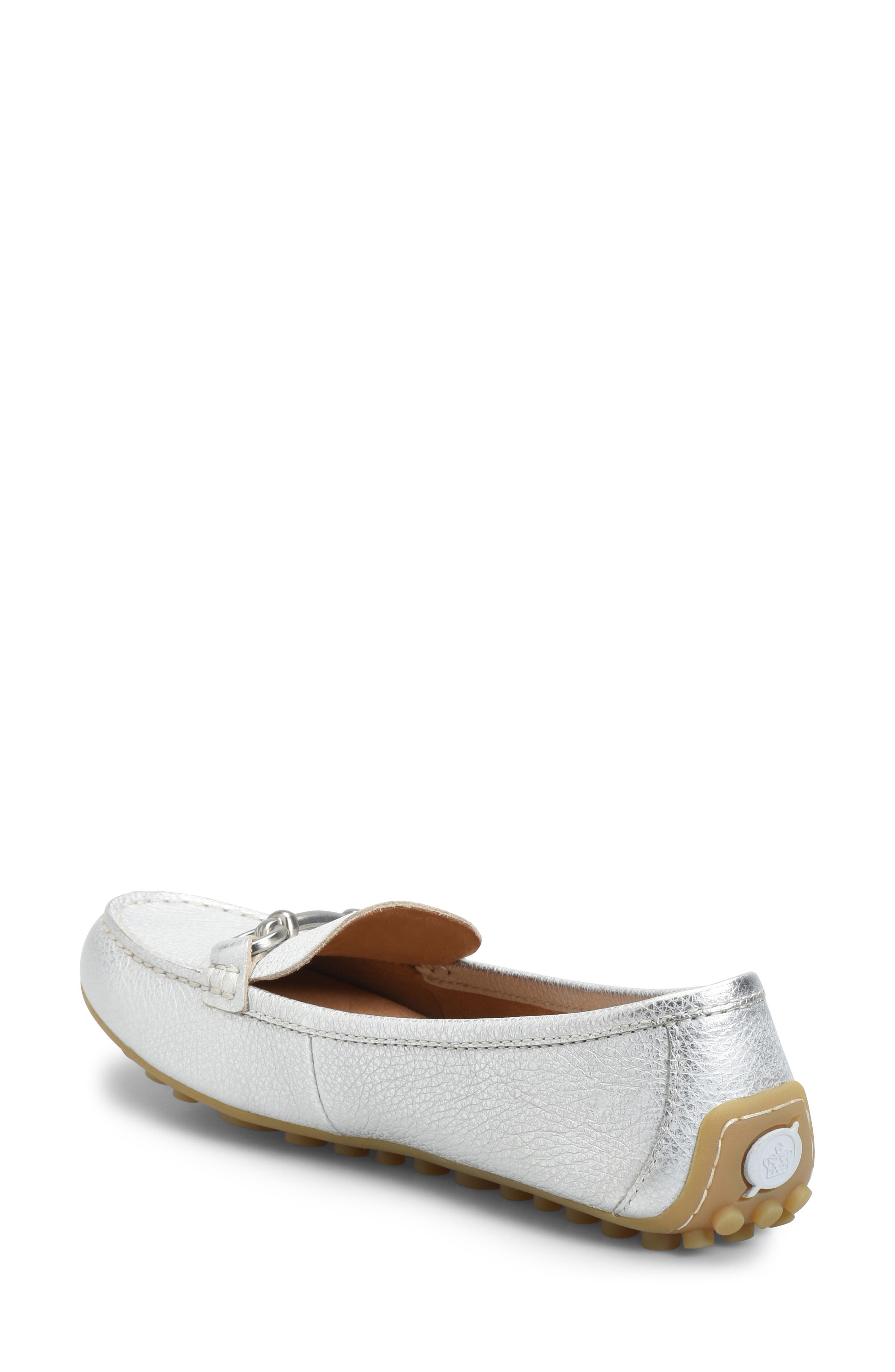 Magnolia Loafer, Alternate, color, SILVER LEATHER