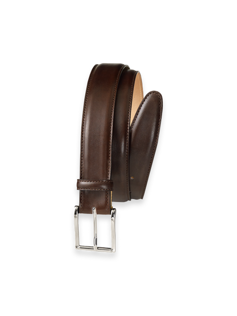 Leather Belt With Changeable Buckle