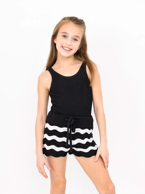 Limeapple Crochet Knit Shorts