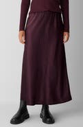 Eileen Fisher Crinkle Satin Bias Skirt