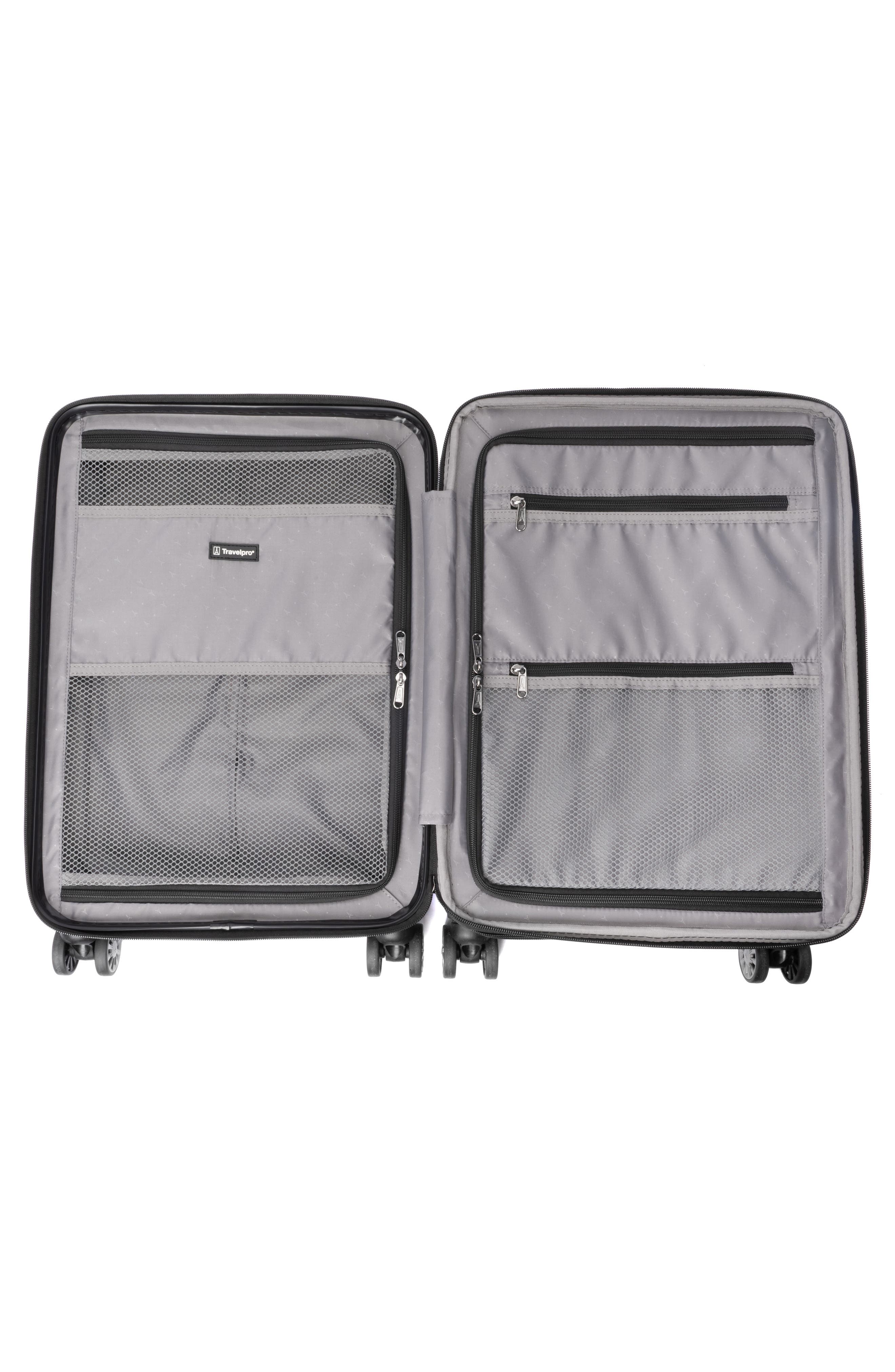 TRAVELPRO Rollmaster<sup>™</sup> Lite 2 20-Inch Expandable Hardside Spinner Luggage, Alternate, color, Silver Carbon Fiber