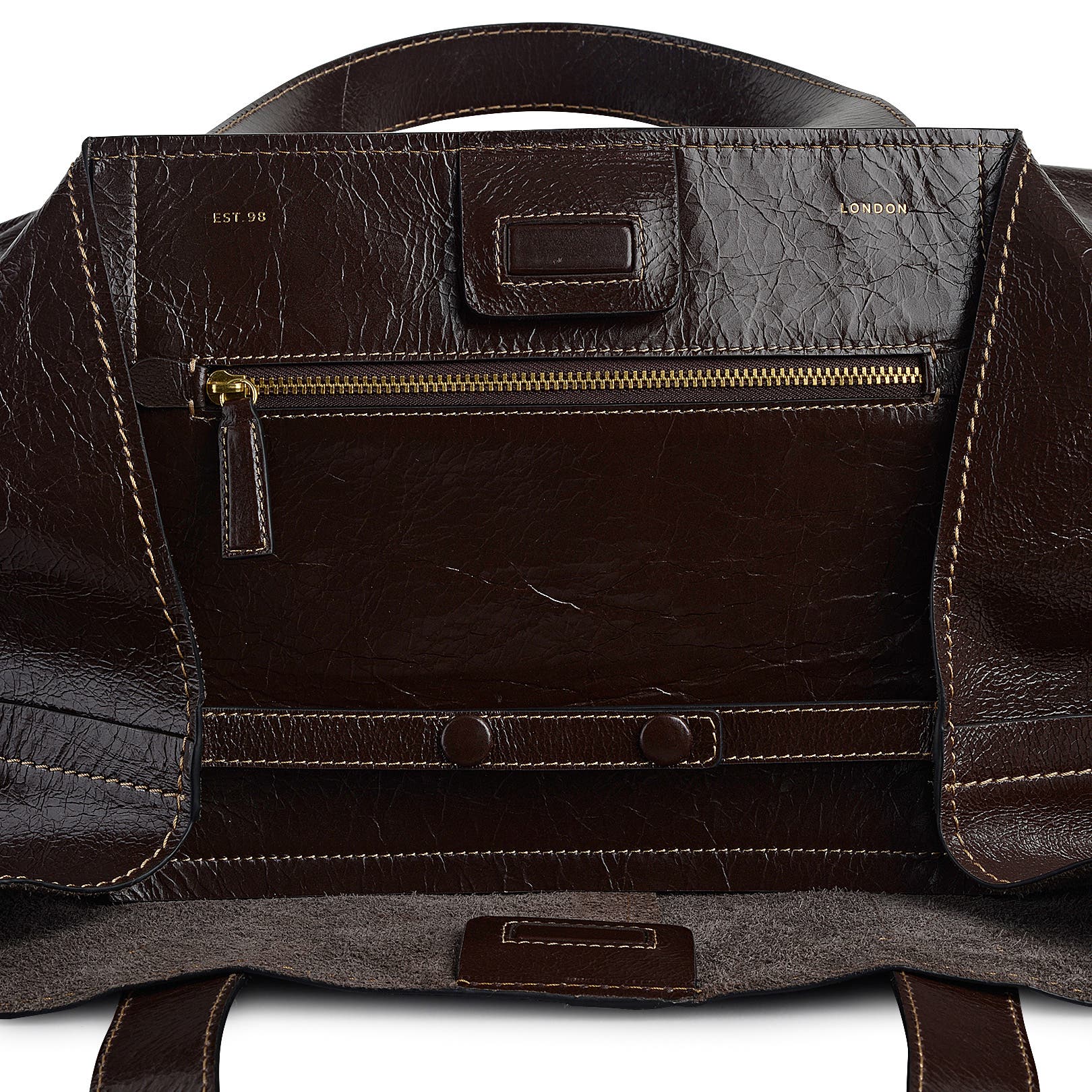 Radley Broadway Market Large Open Top Tote Bag, Alternate, color, Dark Oak