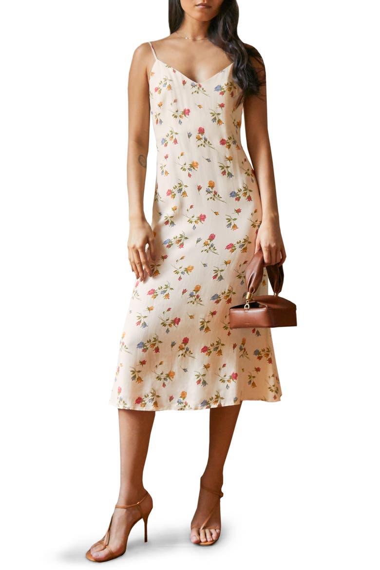 Chianti Floral Print Midi Sundress, Main, color, NOEMI