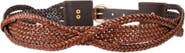 Sam Edelman Twist Braided Leather Belt