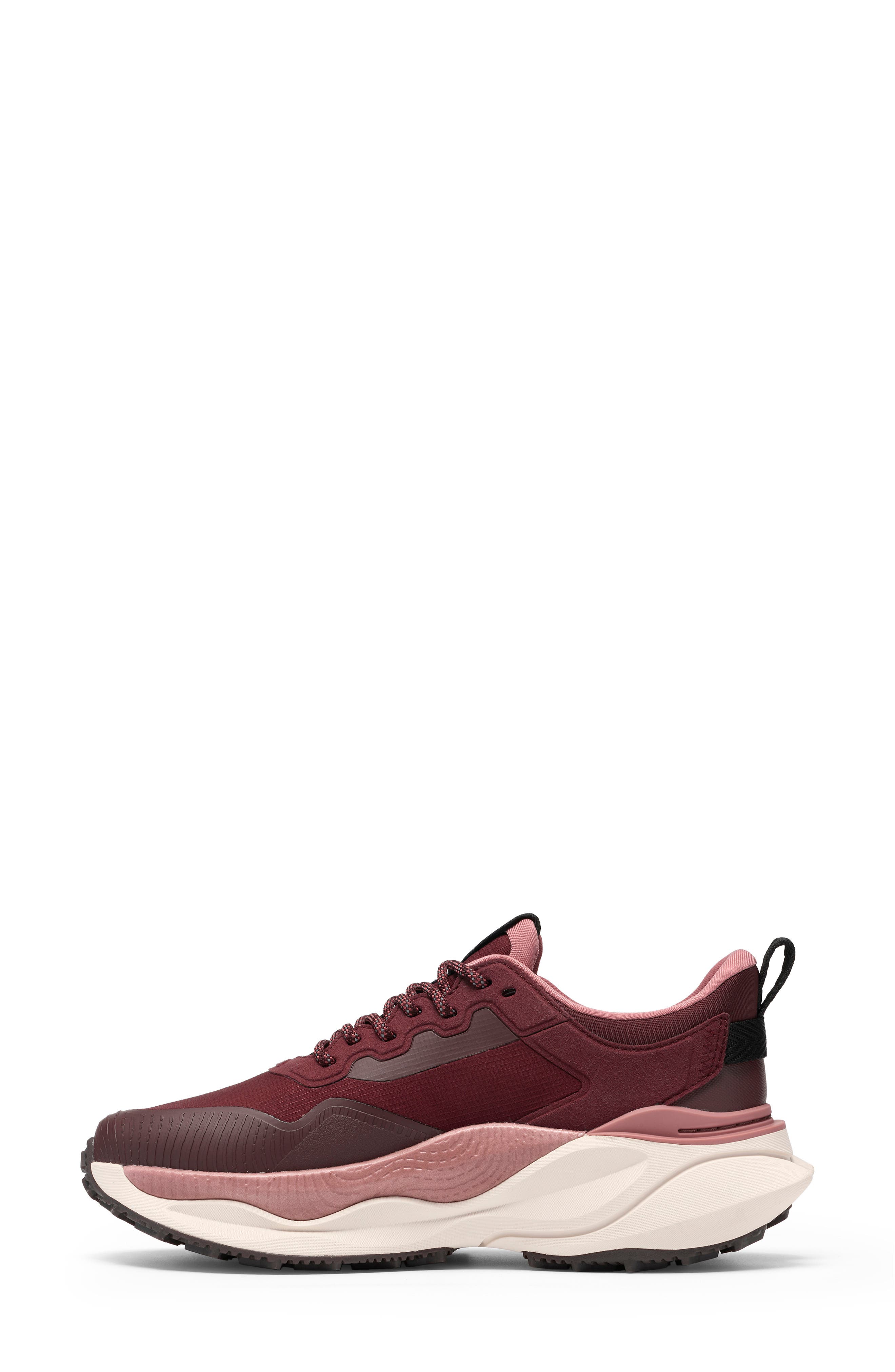 Pacetrail Go Waterproof Running Shoe, Alternate, color, BURGUNDY