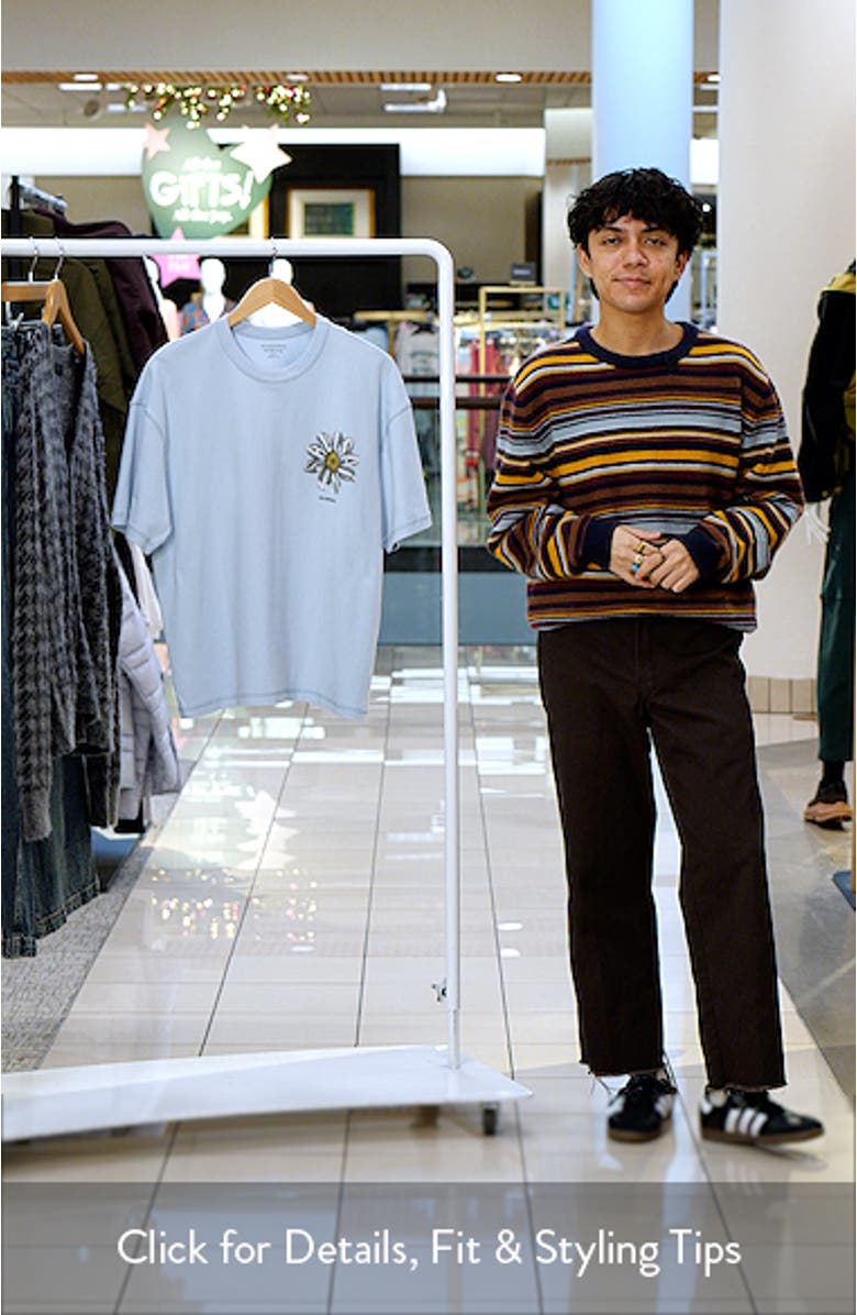 Petals Cotton Graphic T-Shirt, sales video thumbnail