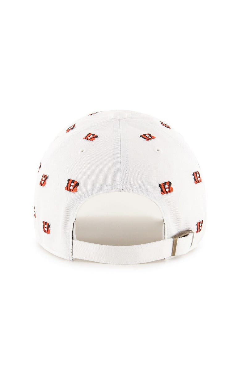 '47 Women's '47 White Cincinnati Bengals Confetti Clean Up Adjustable Hat, Alternate, color, White