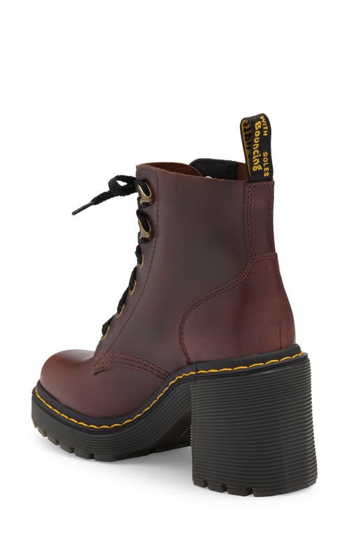 Dr. Martens' Dr. Martens Jesy Lace-up Platform Boot In Dark Brown