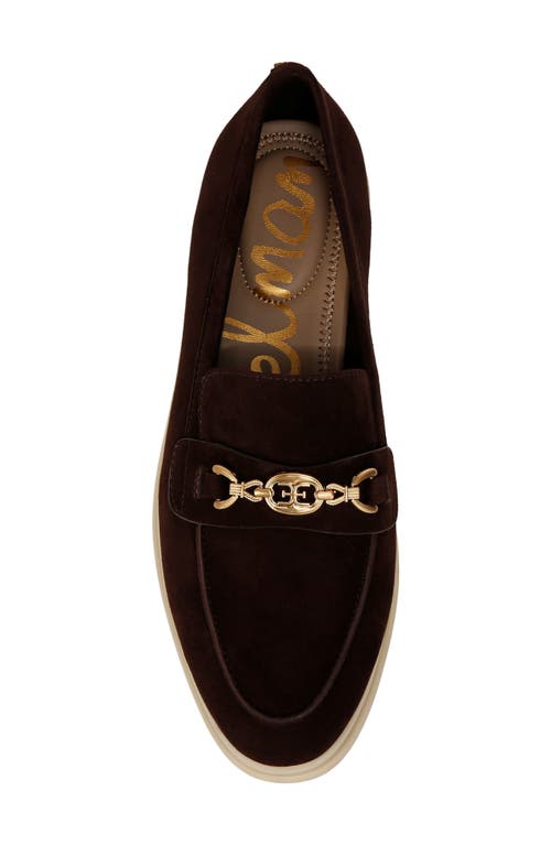 Sam Edelman Kyana Bit Loafer Cafe Noir Brown Leather