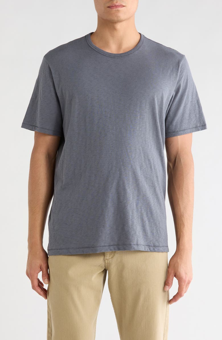 rag & bone Classic Cotton Slub Jersey T-Shirt, Main, color, Future Grey