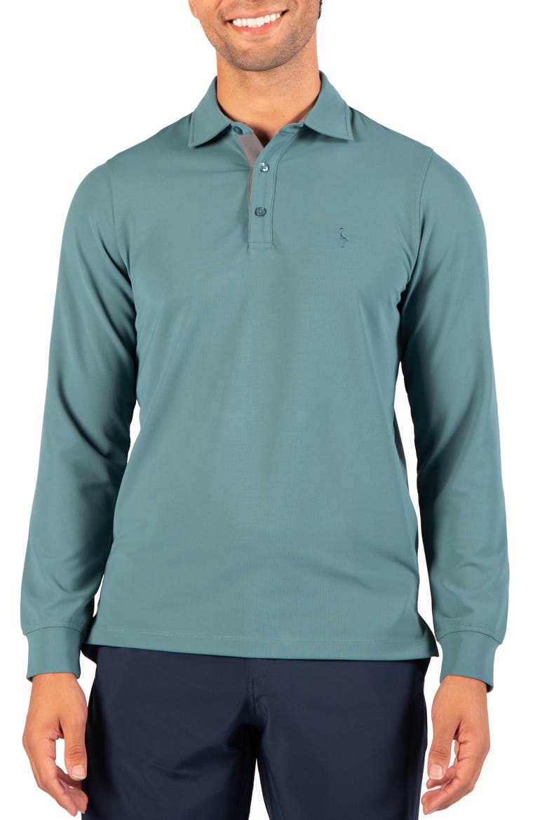 Micro Grid Performance Polo, Main, color, JADE MIST