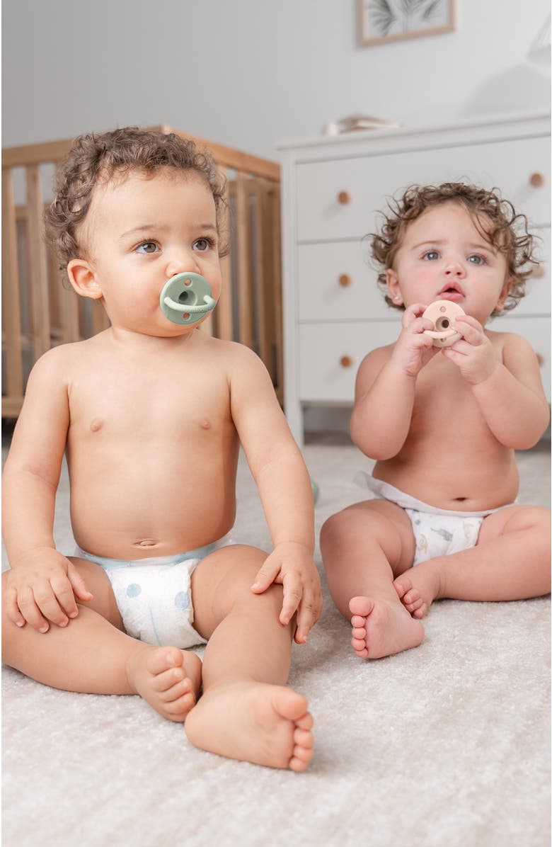 Comfy Cubs Pacifiers, 5 Pack, Alternate, color, Multicolor Neutral