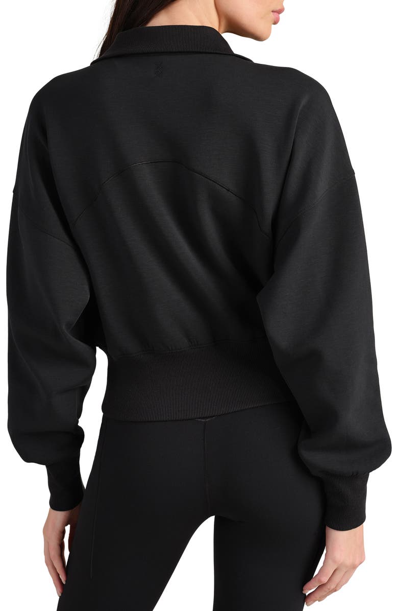 Rhone Dreamglow Snap Jacket, Alternate, color, Pure Black Heather