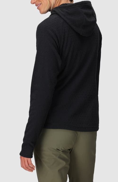 Outdoor Research Trail Mix Xt Fleece Half Zip Hoodie In Black