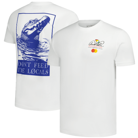 Unisex Flomotion White Arnold Palmer Invitational Don't Feed the Locals T-Shirt