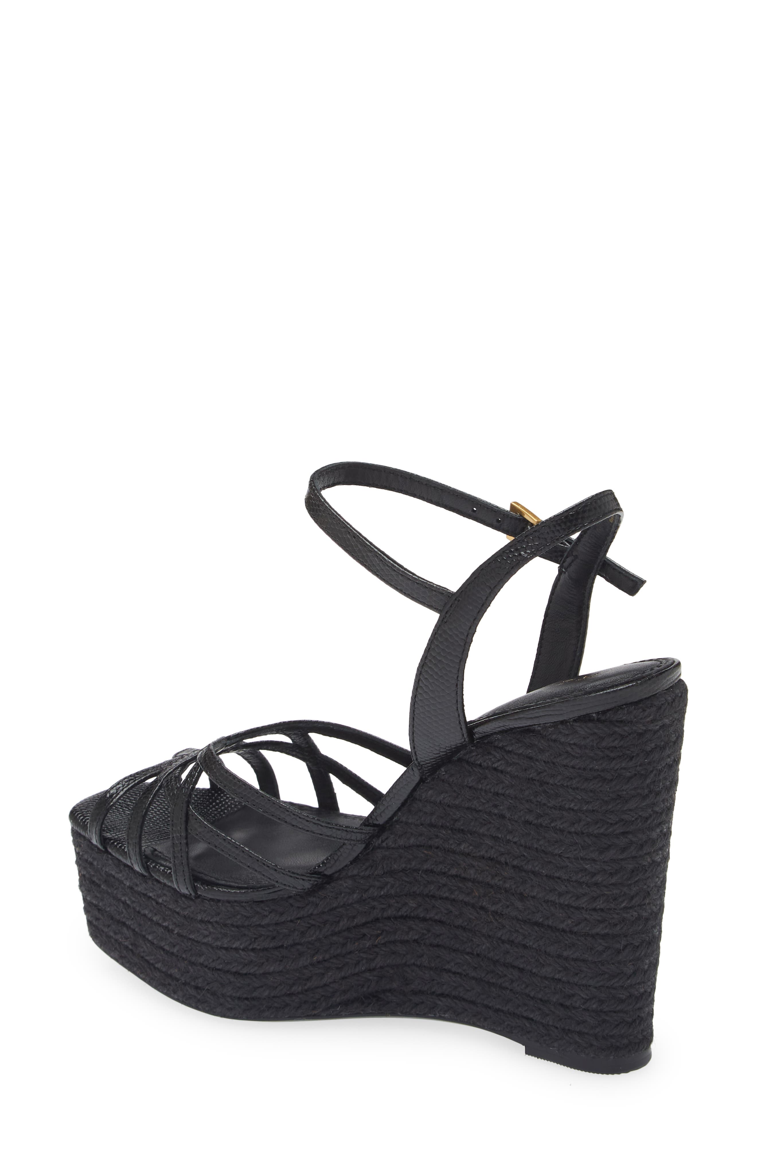 Reiss Elle Espadrille Platform Wedge Sandal, Alternate, color, 