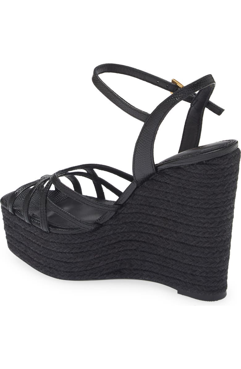 Reiss Elle Espadrille Platform Wedge Sandal, Alternate, color,