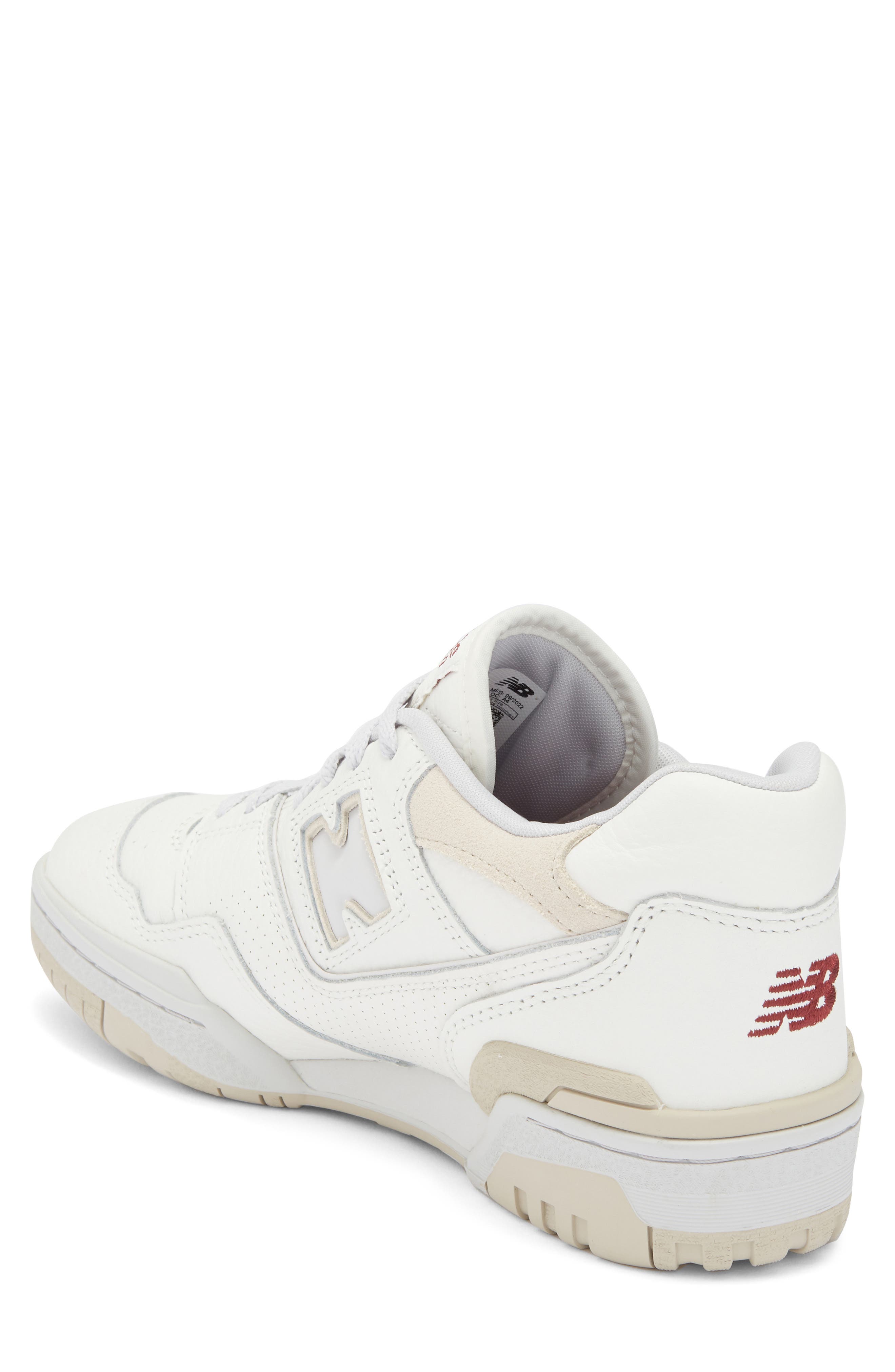 New Balance 550 Basketball Sneaker, Alternate, color, Sea Salt/ Grey Matter