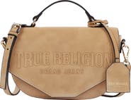 True Religion Trapunto Logo Satchel Bag