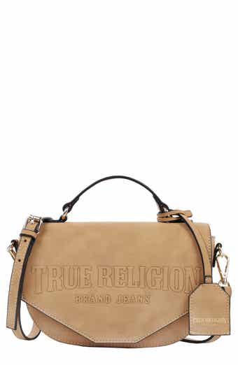 True Religion Trapunto Logo Satchel Bag