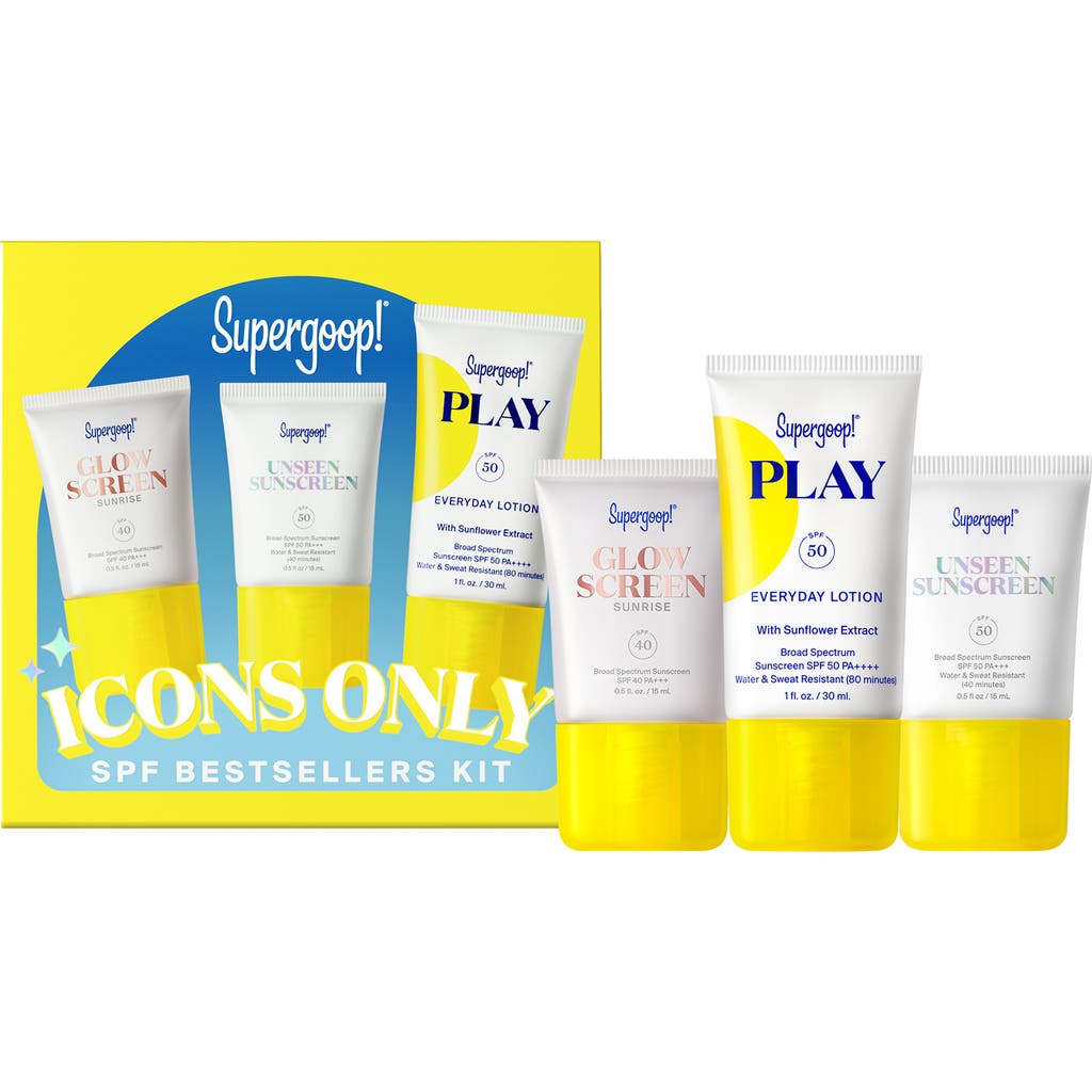 Supergoop!® Icons Only 3-Piece Sunscreen Set $48 Value  product