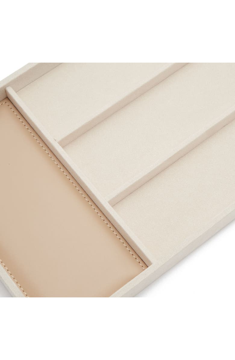 WOLF Vault 3 Piece Watch Strap Tray Insert, Alternate, color, Beige