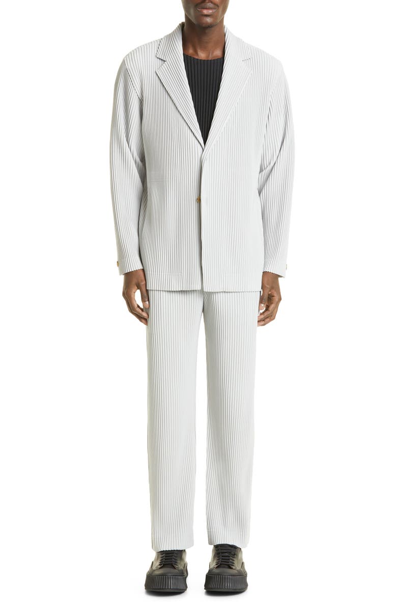 Homme Plissé Issey Miyake Basics Pleated Blazer, Alternate, color, 