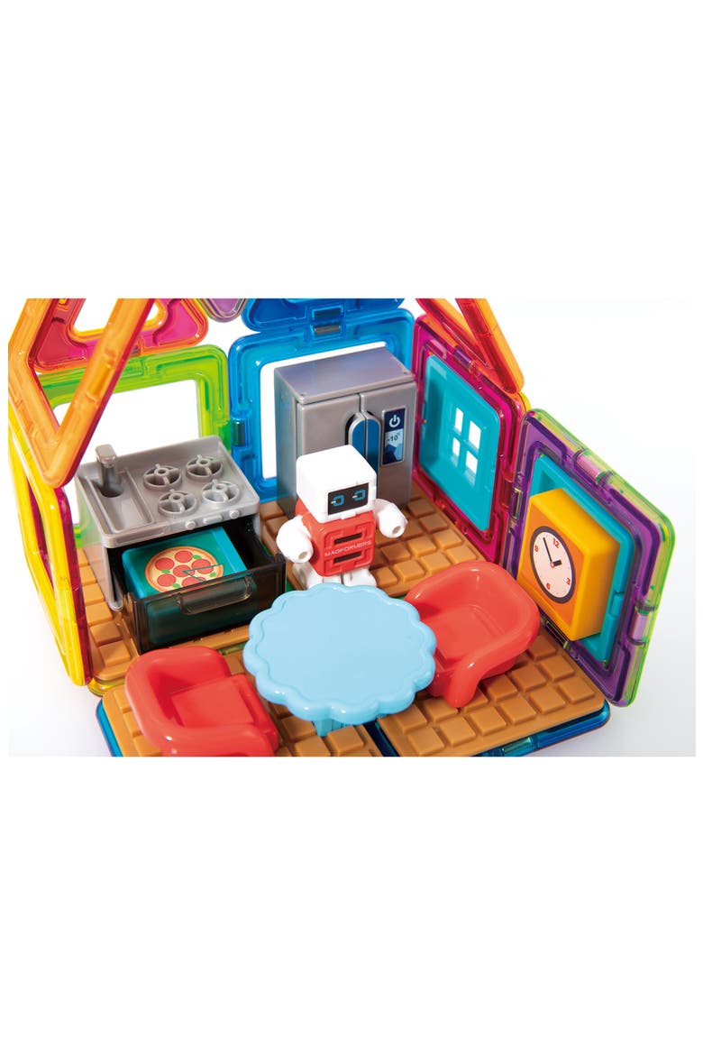 Minibot Kitchen 33-Piece Magnetic Construction Set, Alternate, color, MULTI