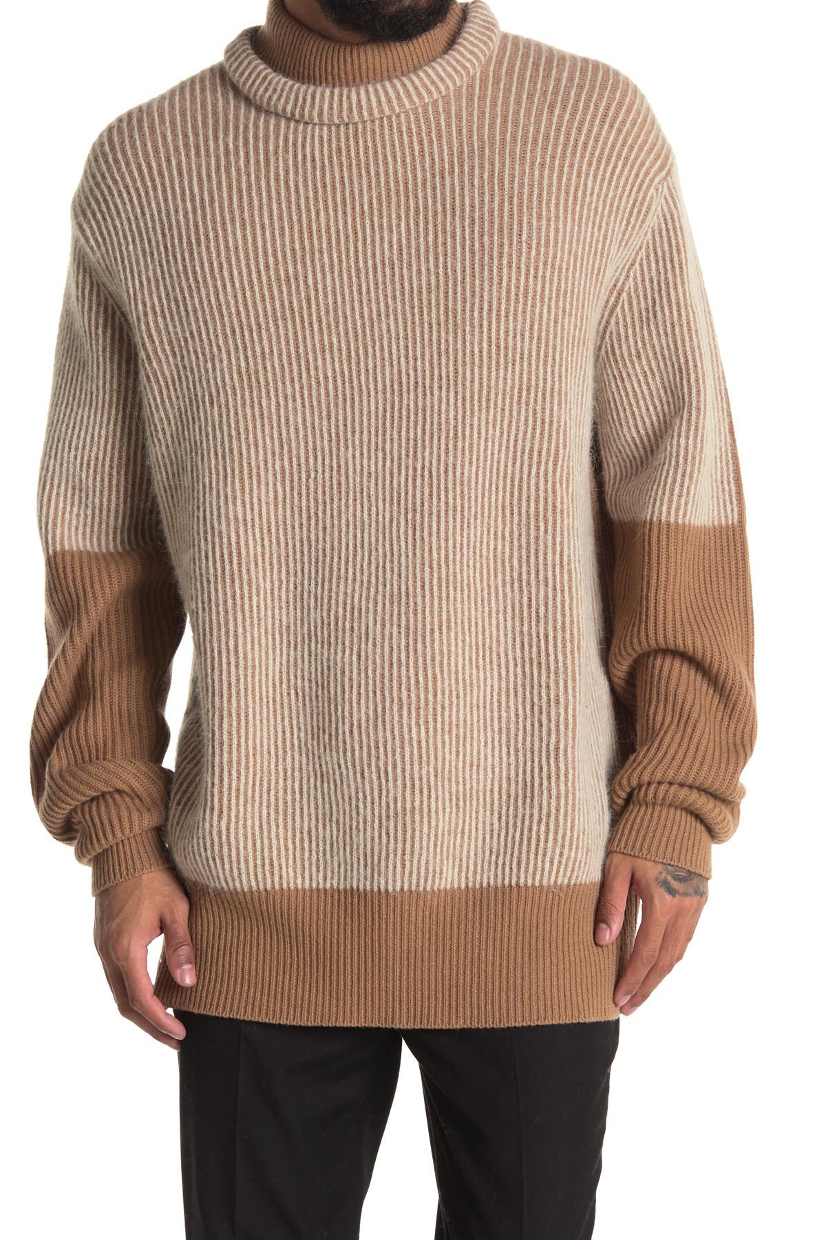Maison Margiela Ribbed Contrast Knitwear Pullover (Men) | Nordstromrack