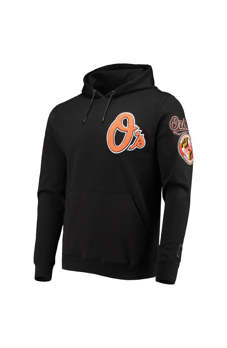 PRO STANDARD Men's Pro Standard Black Baltimore Orioles Team Logo Pullover Hoodie, Alternate, color, 