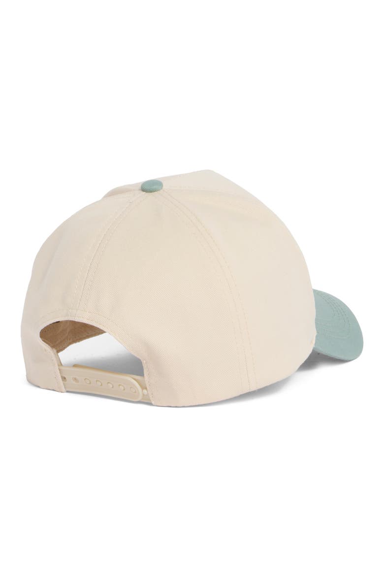 Put it on Boyfriend's Tab Cotton Baseball Cap, Alternate, color, SAGE/ GOLD