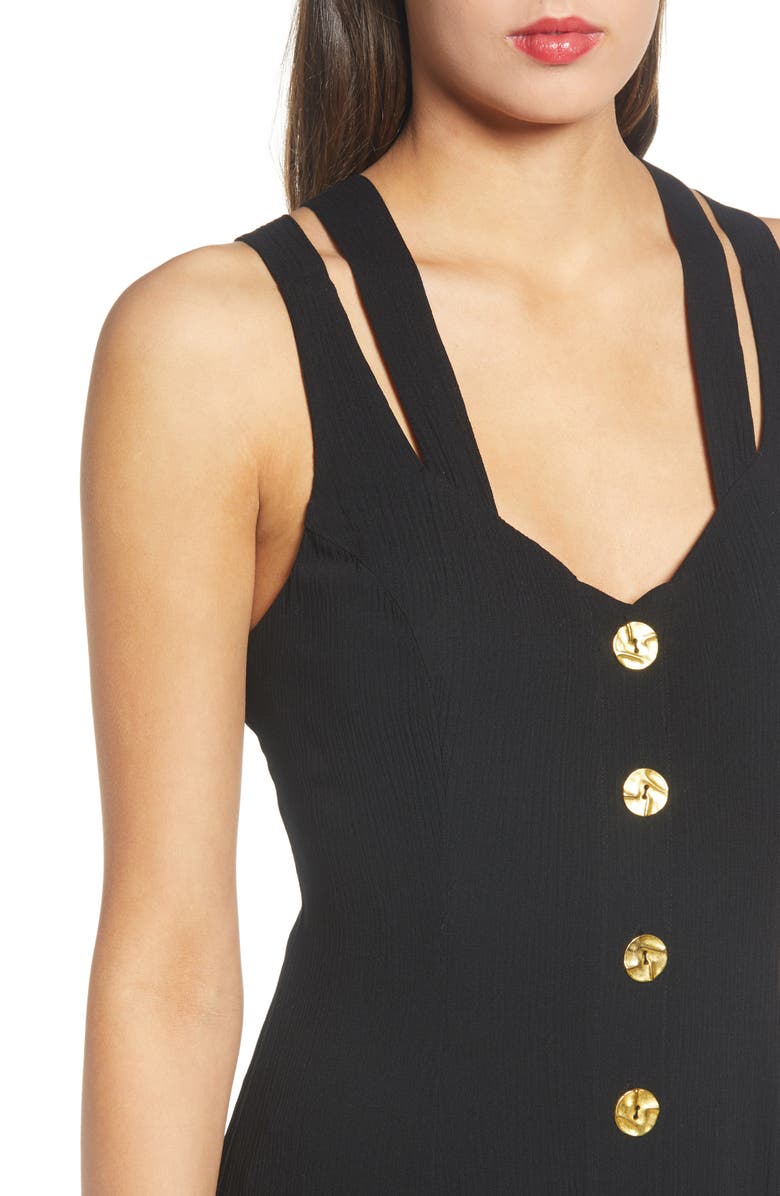 Row A Button Front Dress, Alternate, color,