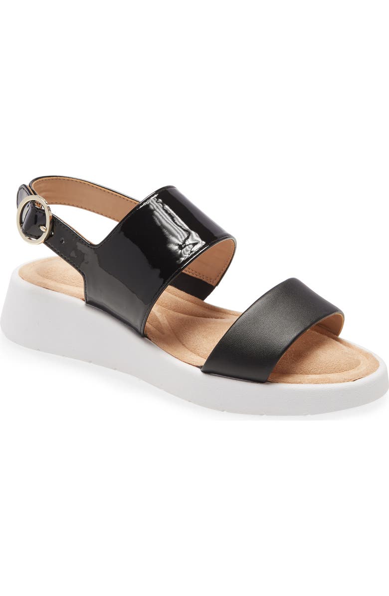 Taryn Rose Laura Platform Wedge Sandal, Main, color,