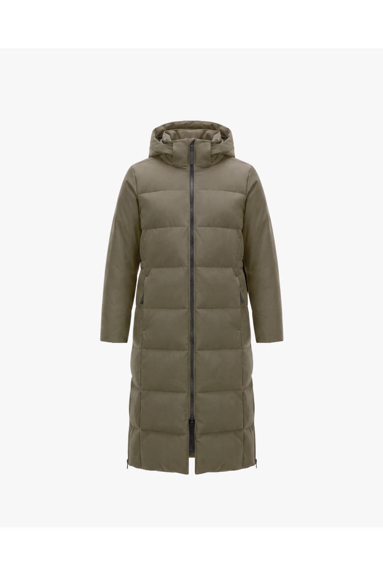 SOFIA | Hooded Down Winter Jacket, Main, color, Sage