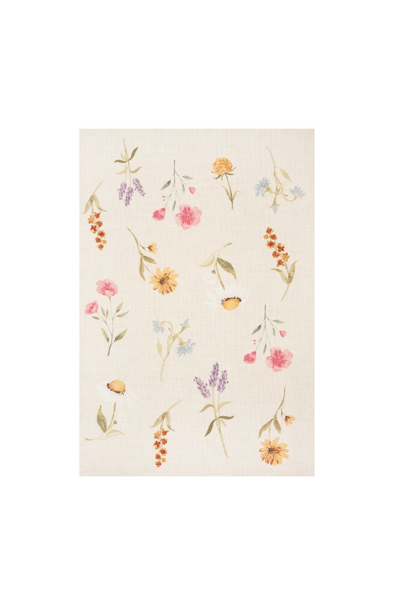 C&F Home April showers Floral Towel, Alternate, color, White