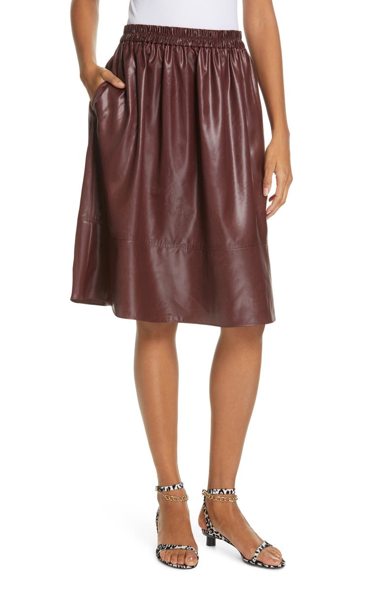 Tibi Liquid Drape Skirt, Main, color, 