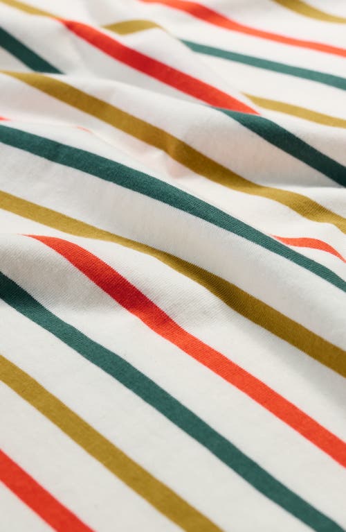 Seasalt Cornwall Sailor Stripe Organic Cotton Top In Multi