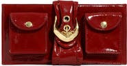 Alexis Bittar Buckle Leather Clutch