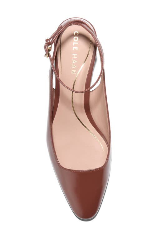 Cole Haan Paden Ankle Strap Slingback Pump In Brown