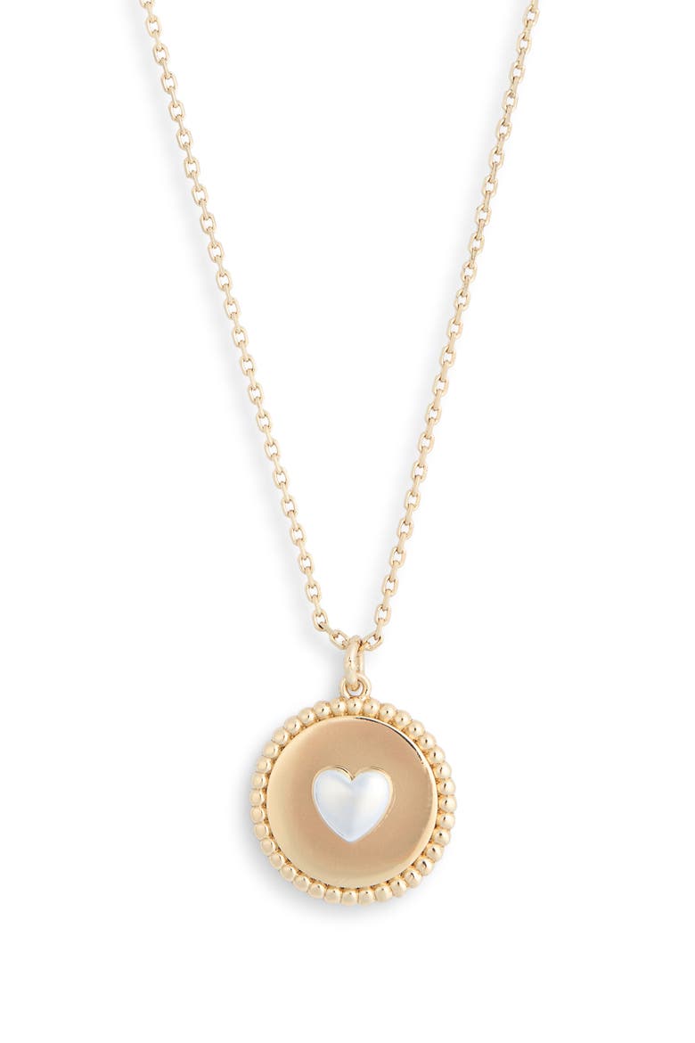 heartful mini pendant, Alternate, color, GOLD SILVER