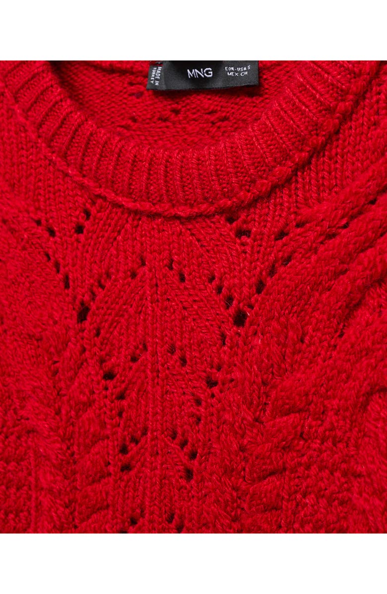 MANGO Open Stitch Sweater, Alternate, color, 