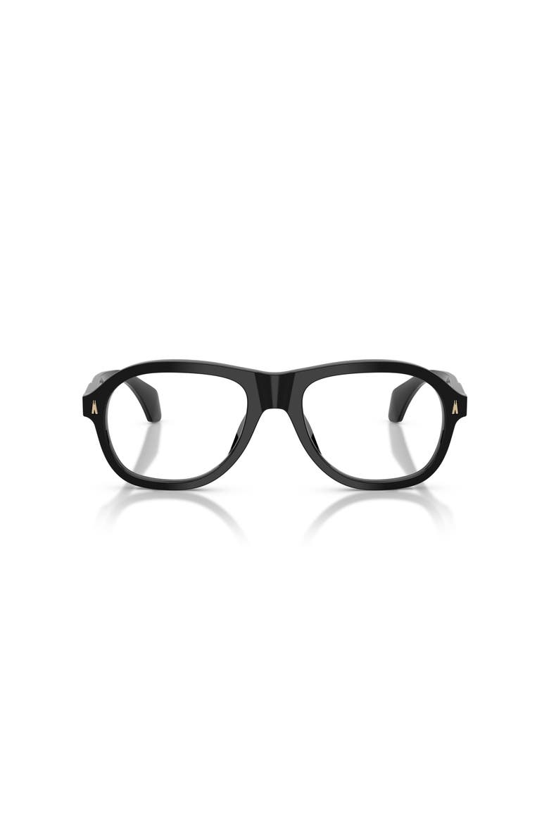 53mm Rectangle optical glasses, Alternate, color, Black