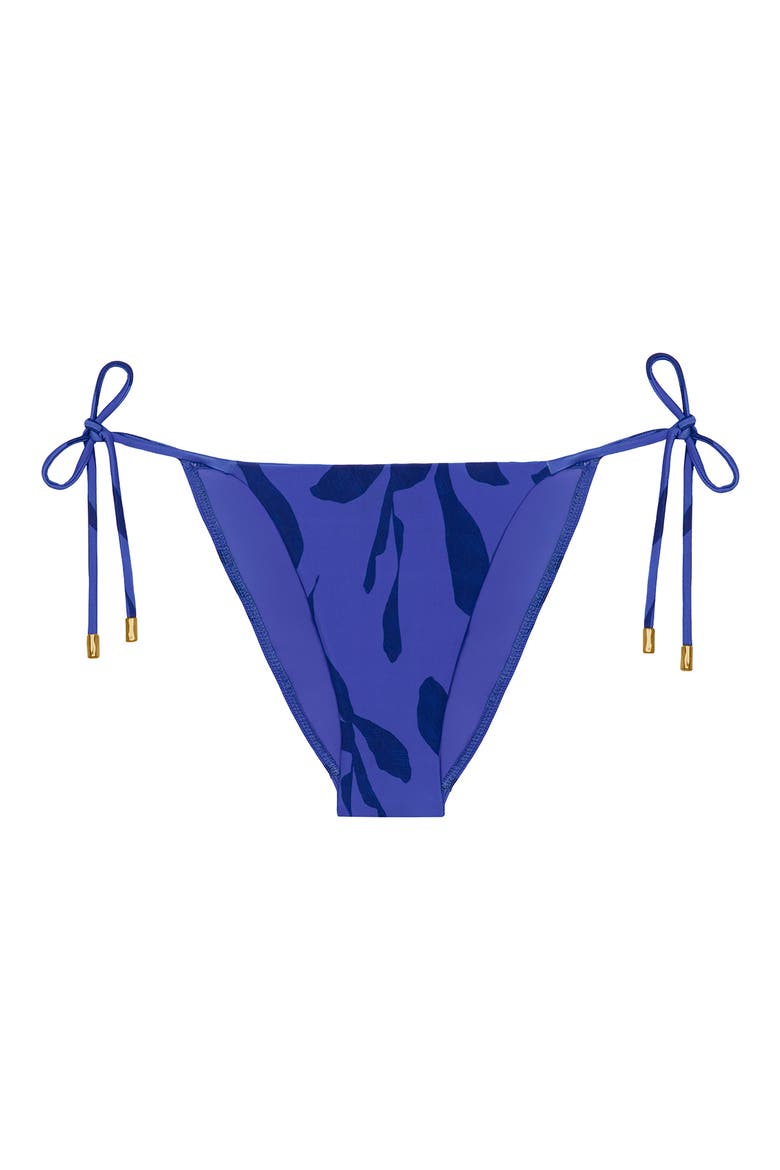 Side Tie Bikini Bottoms, Alternate, color, BLUE MULTI