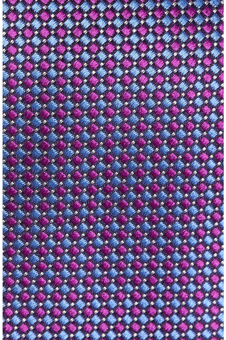 Neat Silk Tie, Alternate, color, BERRY