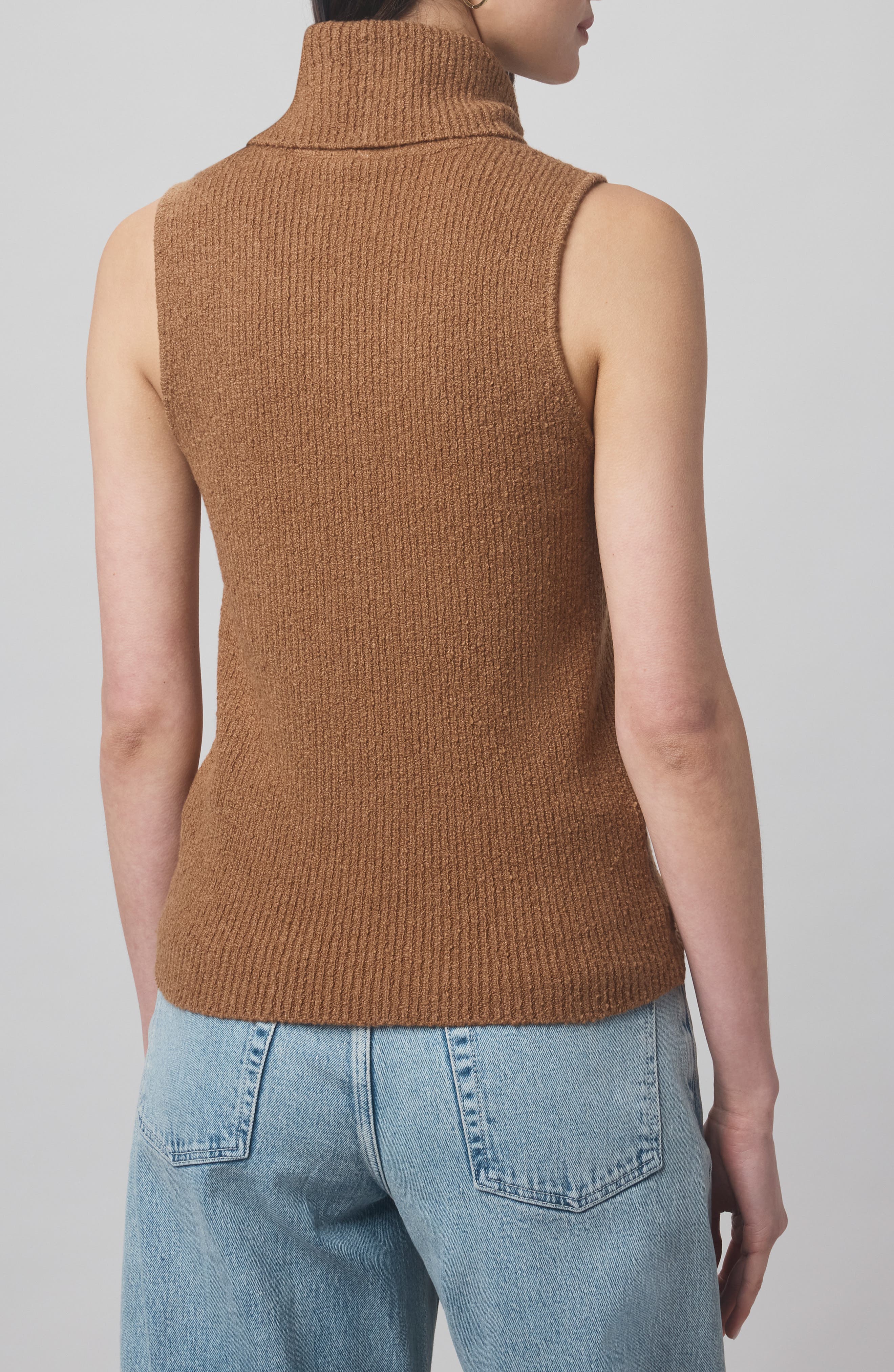 x @cellajaneblog Sleeveless Turtleneck Sweater - image 4